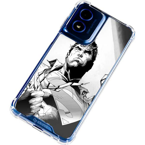 DC Comics Superman Unchained #1 SD Comic Con Variant Cover New 52 Art by Jim Lee Moto G 5G (2024) Clear Case